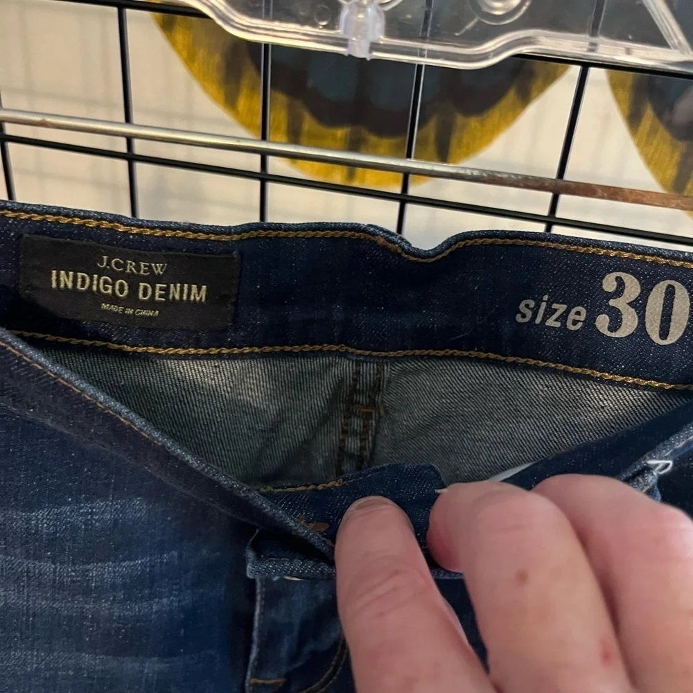 J. Crew Dark Blue Jean Shorts
